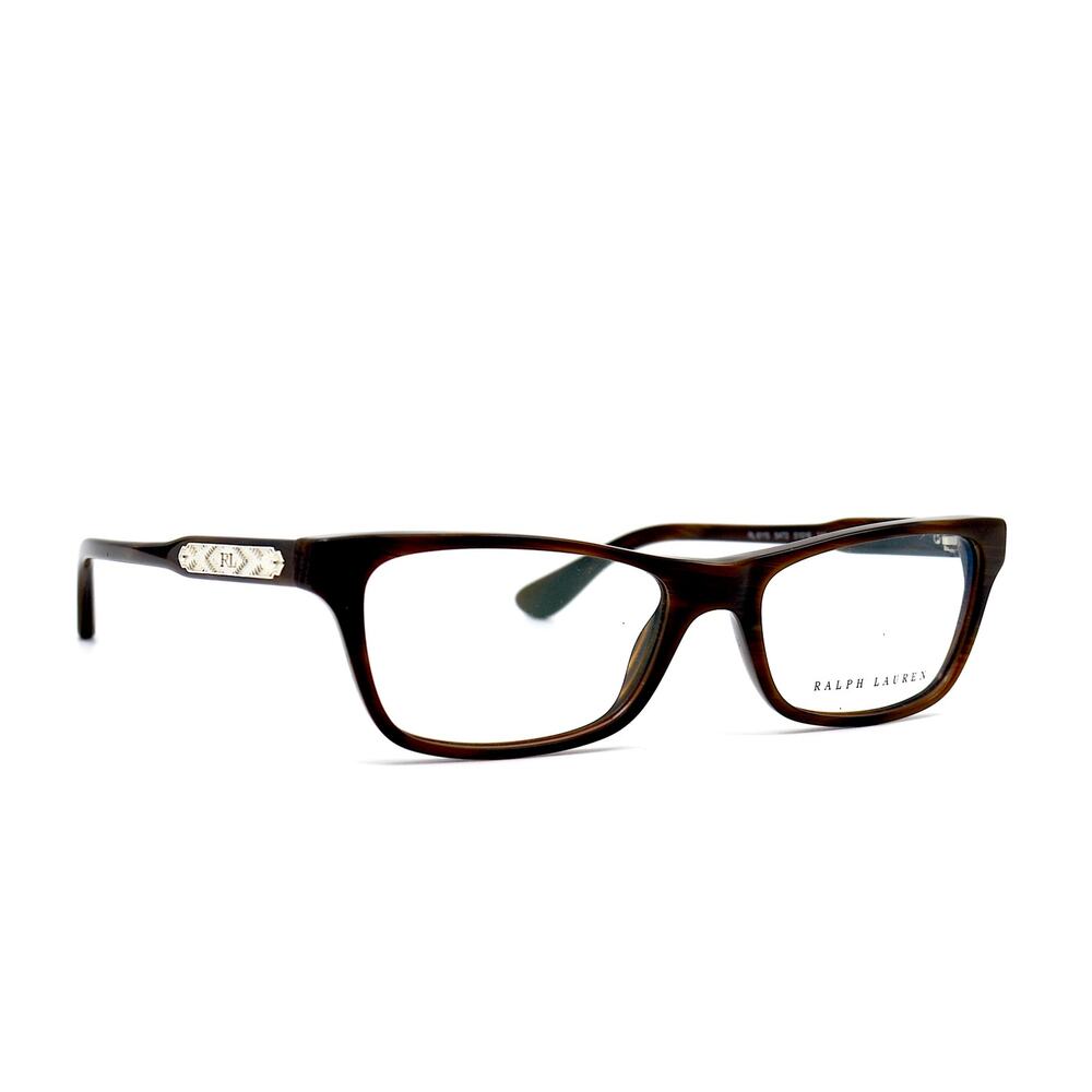 RALPH LAUREN RL 6115 5472 BROWN HORN AUTHENTIC EYEGLASSES FRAME